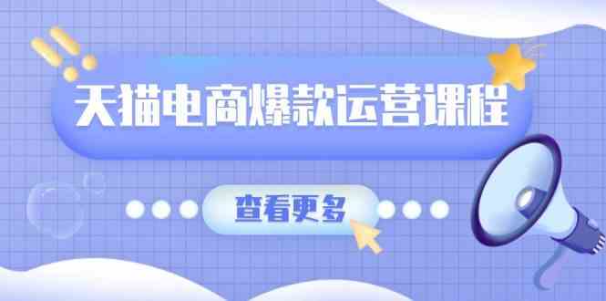 天猫电商爆款运营课程，爆款卖点提炼与流量实操，多套模型全面学习-清风网创