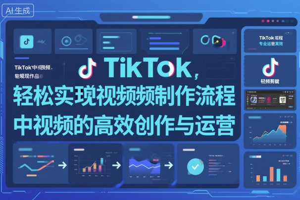 TikTok中视频制做流程,轻松实现Tk中视频的高效创作与运营-智趣阁