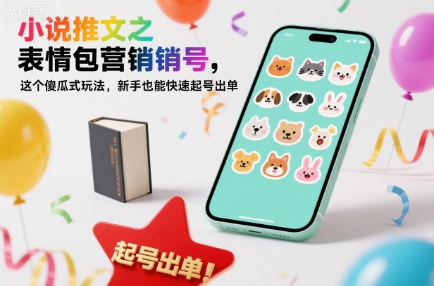 小说推文之表情包营销号,这个傻瓜式玩法,新手也能快速起号出单-云熙网创