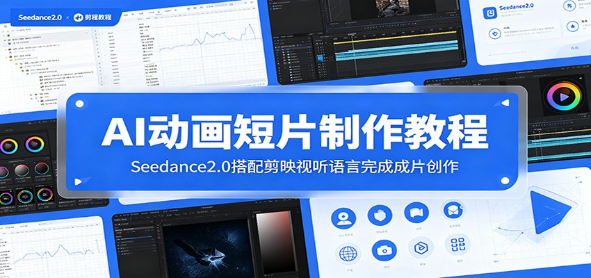 AI动画短片制作教程:Seedance2.0搭配剪映视听语言完成成片创作-悠悠云网创