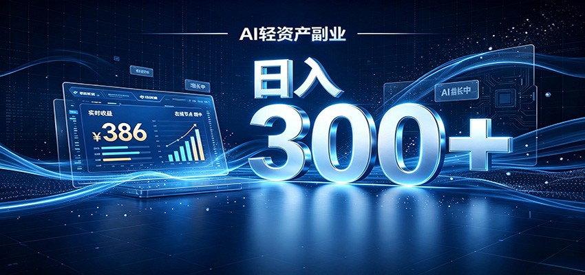 2026 AI轻资产风口,Token中转站小白可入局,日入300+-云网创