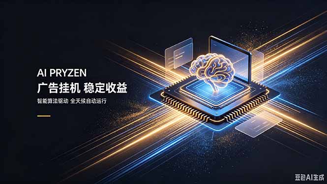 AI Pryzen 广告挂机｜24小时自动跑，日入300-500，新手零门槛-清风网创