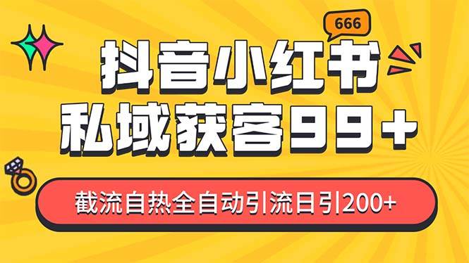 （13421期）某音，小红书，野路子引流玩法截流自热一体化日引200+精准粉 单日变现3…-优优云网创