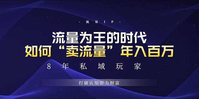 （13433期）未来如何通过“卖流量”年入百万，跨越一切周期绝对蓝海项目-亿云网创