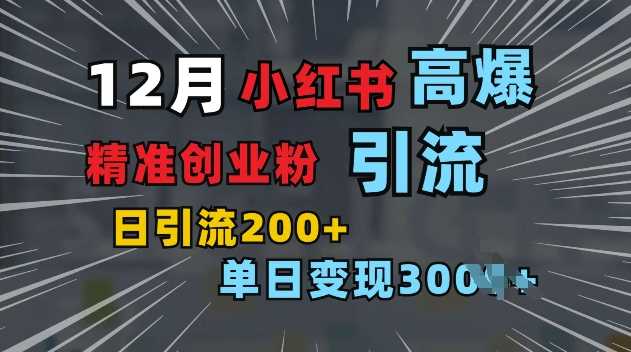 小红书一张图片“引爆”创业粉，单日+200+精准创业粉 可筛选付费意识创业粉【揭秘】-达达云分享