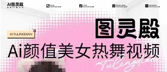 全网首发，原价988图灵殿AI颜值美女热舞视频，云端生图，轻松过原创-玖野学社-每日分享网创项目！