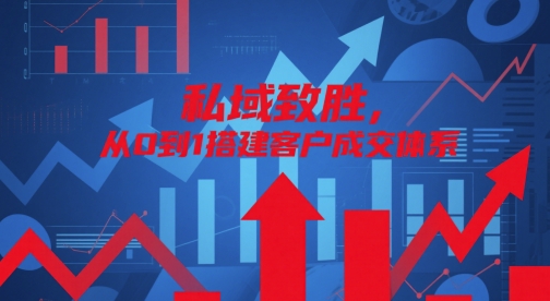 私域致胜，从0到1搭建客户成交体系-91网创