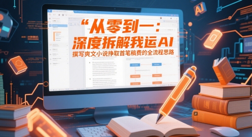 从零到一：深度拆解我运用AI撰写爽文小说挣取首笔稿费的全流程思路-共享云网创