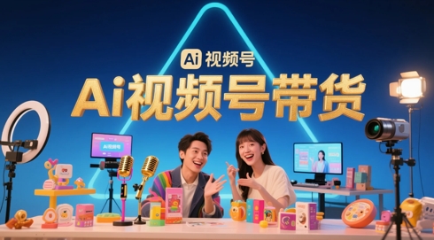 风口已至！AI视频号带货轻松月入过1W，99%的普通人却卡在内容制作门槛-起鸣助创社