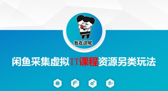 闲鱼采集虚拟IT课程资源另类玩法，干货满满-项目宝