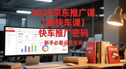 2025京东推广课(原快车课)解锁京东快车推广密码，新手必看运营宝典-云网创