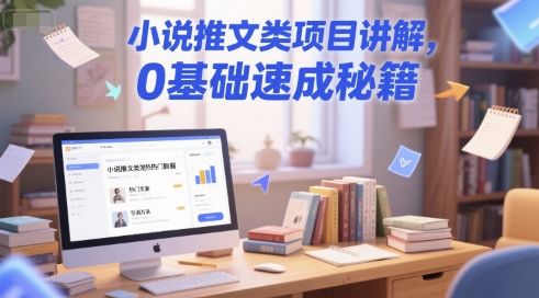 小说推文类项目讲解，0 基础速成秘籍-揭秘人网创