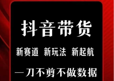 抖音短视频一刀不剪带货，不剪辑，不直播，每天发个视频，等着出单获取带货佣金-云网创