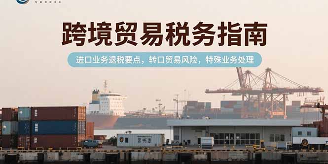 跨境贸易税务指南，进口业务退税要点，转口贸易风险，特殊业务处理-云网创