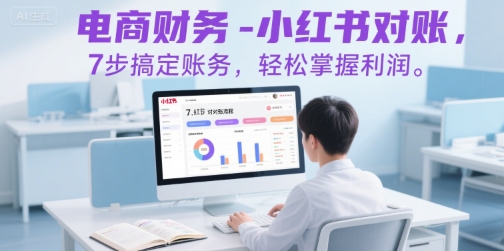 电商财务-小红书对账，7步搞定账务，轻松掌握利润-网创云