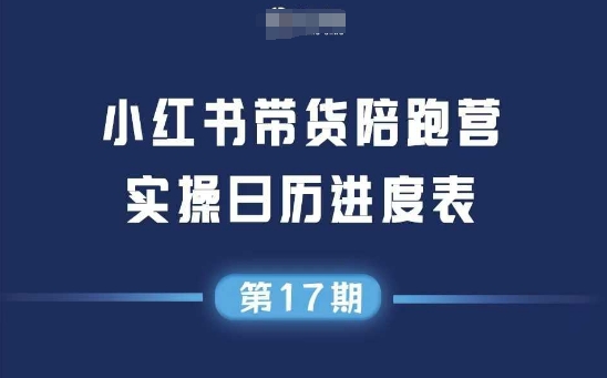 小红书第17期带货陪跑营，不囤货，无不直播，无不投流，通过选品+笔记内容+测品+笔记铺量+矩阵运营打爆款(更新)-烟雨网创