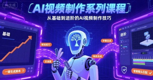 AI视频制作系列课程，从基础到进阶的AI视频制作技巧全涵盖-空青云网创
