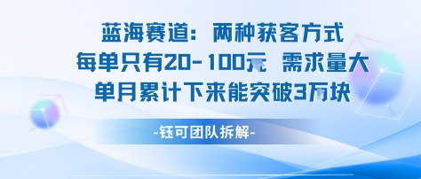 蓝海赛道：需求量大 单月累计下来能突破3W-优优云网创