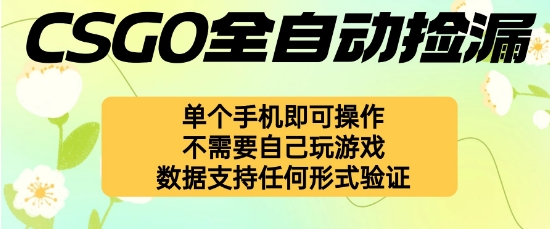 自动挂G捡漏，不用自己挂G不用玩游戏，一个手机即可操作，新手小白轻松月入1W+【揭秘】-CTO资源网