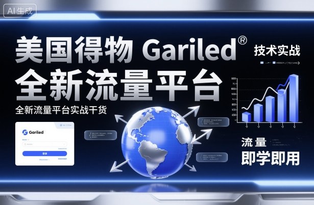 美国得物Gariled技术实战，全新流量平台​实战干货，即学即用-CTO资源网