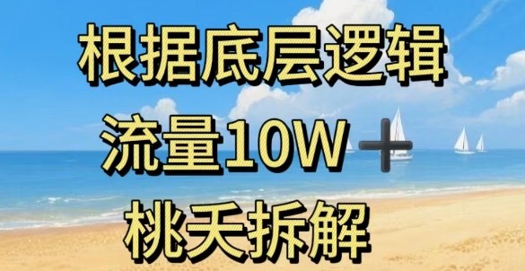 据底层逻辑，流量10W+，以安全知识科普为例-阿柒云网创