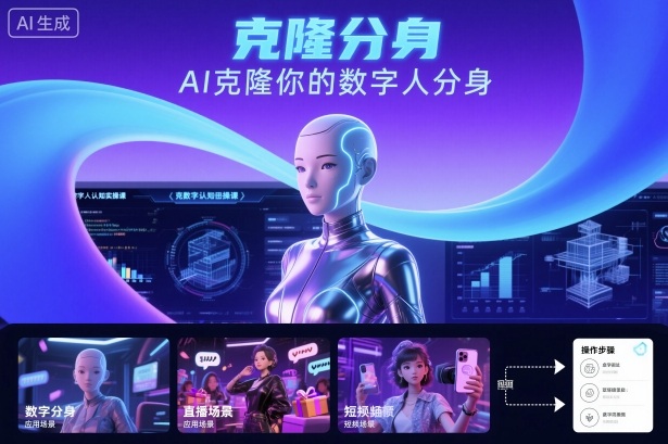AI数字人认知实操课，克隆你的数字人分身-创派资源网