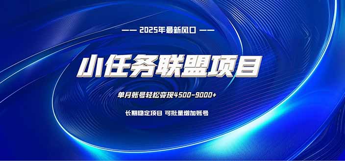 小任务联盟项目：一台电脑每天只需10分钟，轻松简单稳定-大柠檬网创