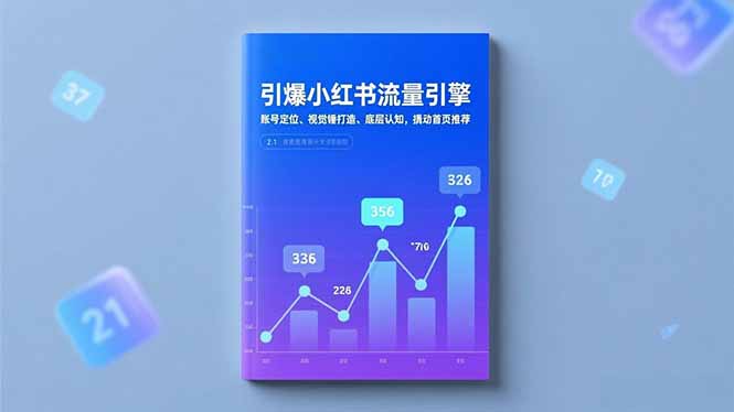 引爆小红书流量引擎，账号定位、视觉锤打造、底层认知，撬动首页推荐-参一网创