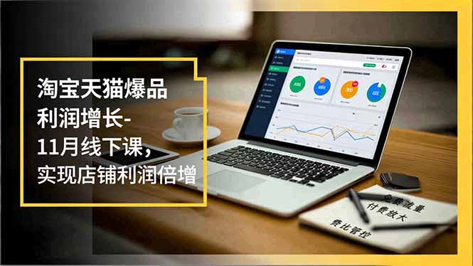 淘宝天猫爆品利润增长-11月线下课，免费流量、付费放大、费比管控，实现店铺利润倍增-资源狗