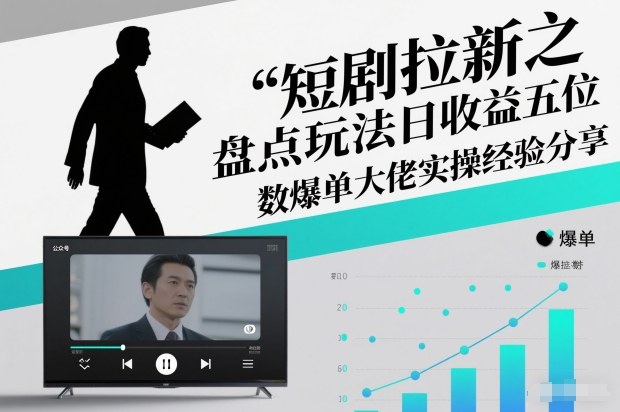 短剧拉新之盘点玩法日收益五位数爆单大佬实操经验分享-飞盾网创