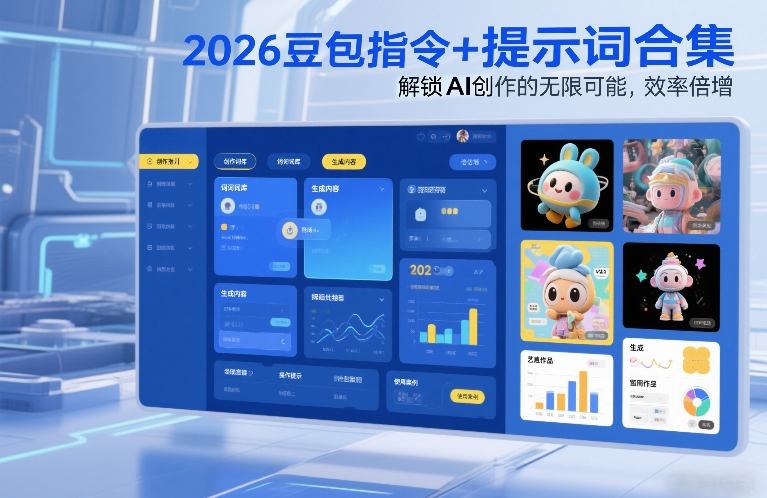 2026豆包指令+提示词合集，解锁AI创作的无限可能，效率倍增-参一网创