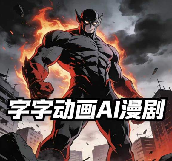 字字动画AI漫剧2026年第1期系统课程，小白看完就能学会实操的漫剧课，单人月收1-3W-叶尘网络