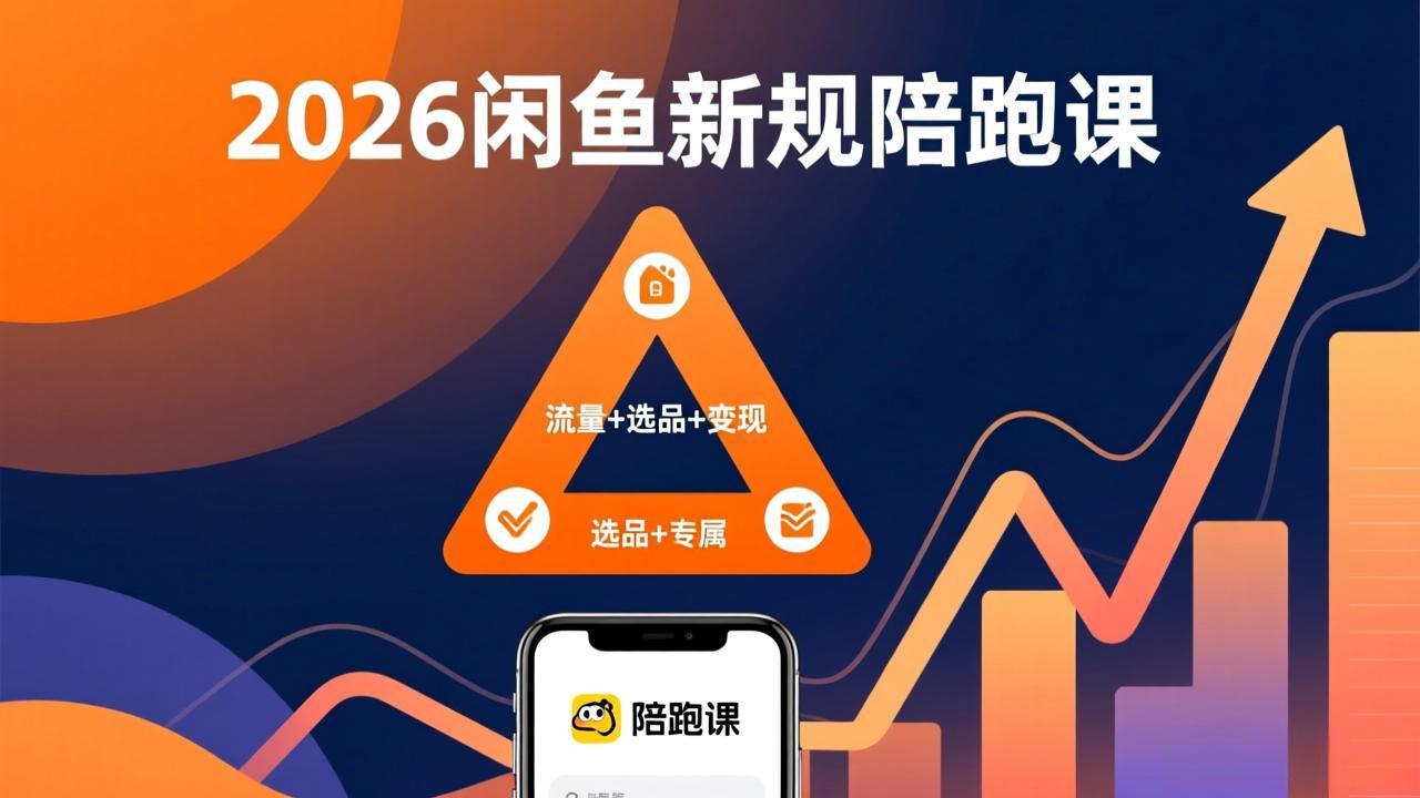 2026闲鱼高阶陪跑课全新上线，带你吃透新规玩转选品流量，从零搭建稳定变现盈利体系-米乐云网创