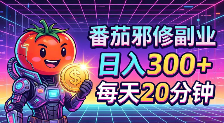 番茄小说撸金，日入300+，每天20分钟！五一必看，独家项目，副业小白友好，超级简单【揭秘】-优优云网创