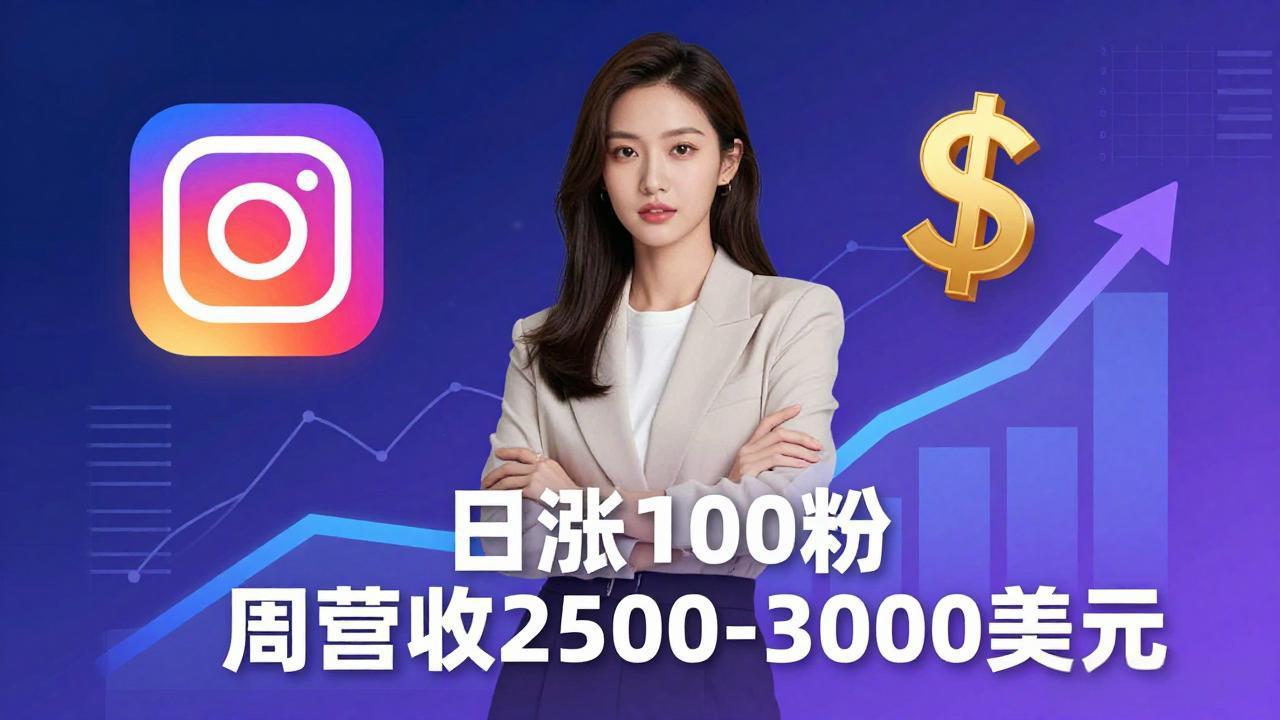 想做数字产品？Sheri亲授：日涨100粉、每周2500至3000美元的营收，Instagram躺着赚-互维云网创