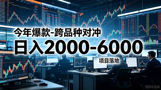 今年爆款-跨品种对冲日入2000-6000，项目落地！-云网创