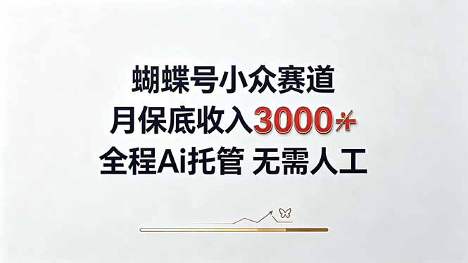 视频号小众领域，月收入3000+， 全程Ai托管操作  新人2天学会！-青禾云网创
