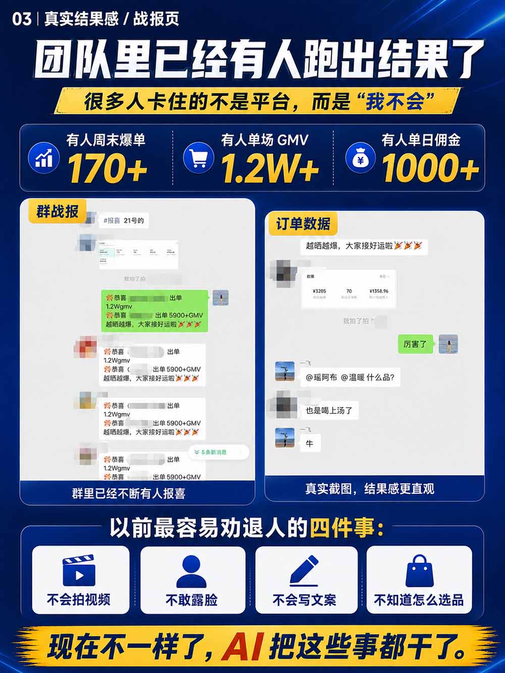 图片[5]-2026视频号AI爆品带货训练营-9月开课｜不露脸不直播，AI做视频发视频号，有人下单，你赚佣金，轻松单日佣金1000+-咕噜鱼网创